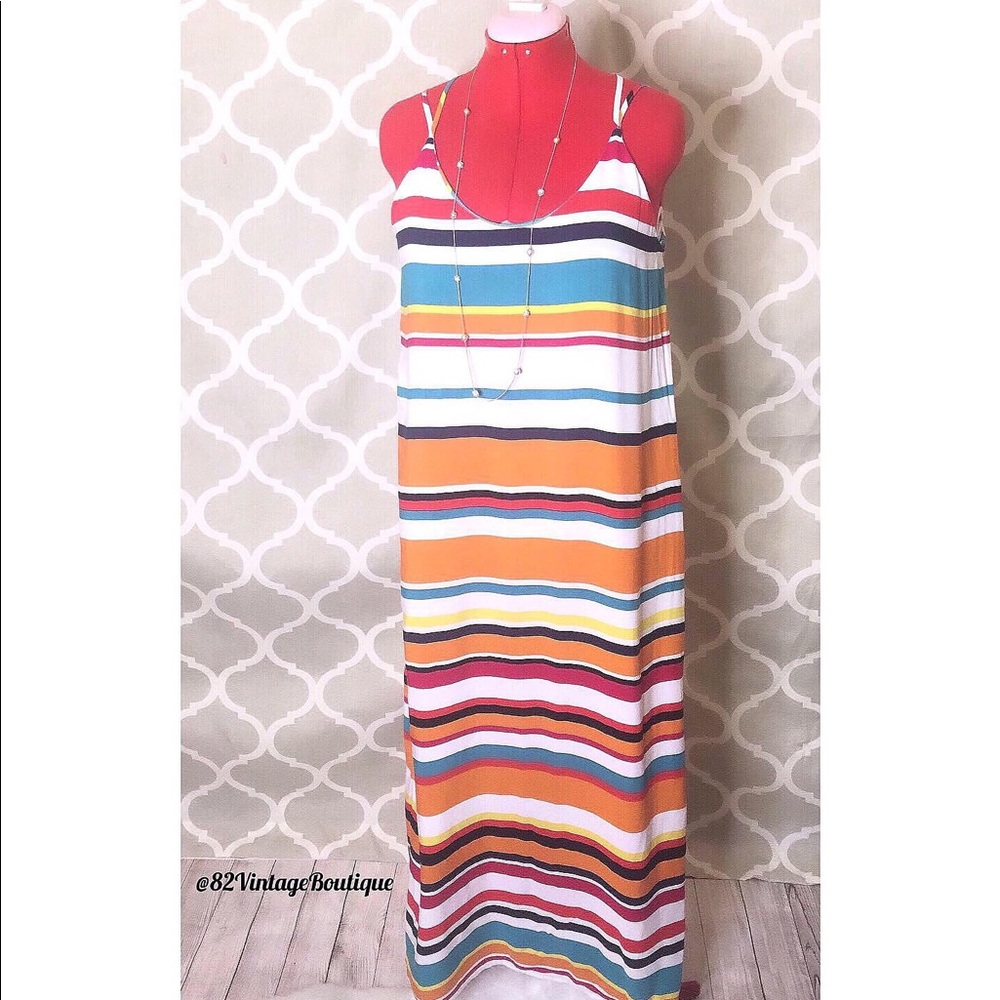 Spaghetti strap maxi dress